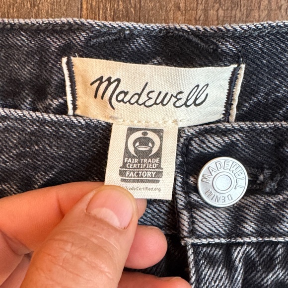 Madewell Black Low-Slung cargo Women's Jeans - Picture 5 of 12